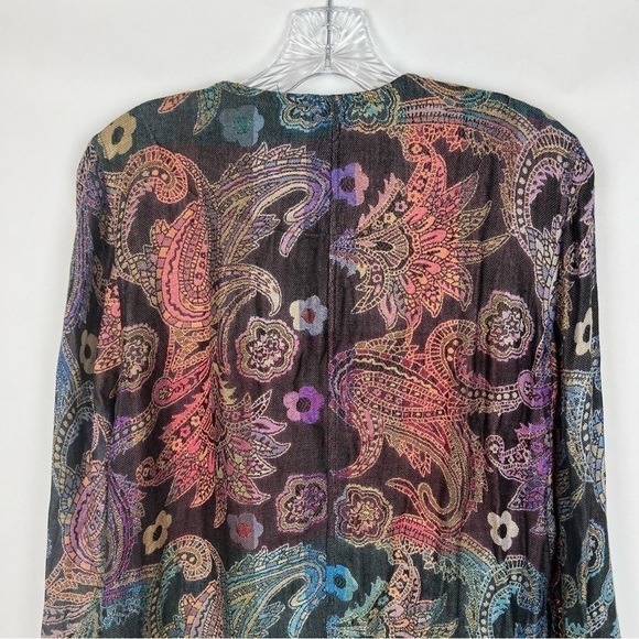 Soft Surroundings women’s Paloma Jacket size M paisley print - Picture 7 of 13